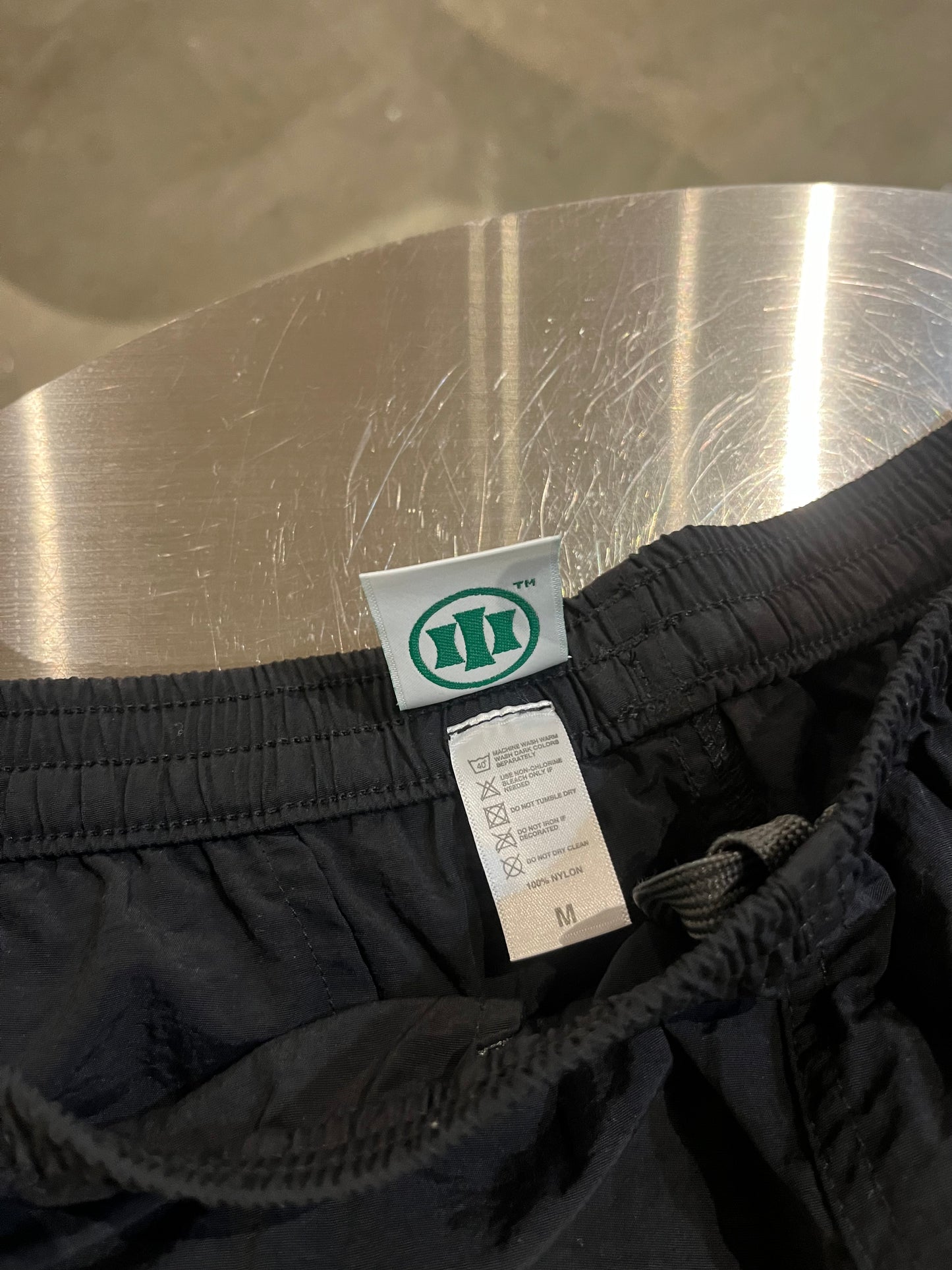 Reflector nylon half pants(fog black)