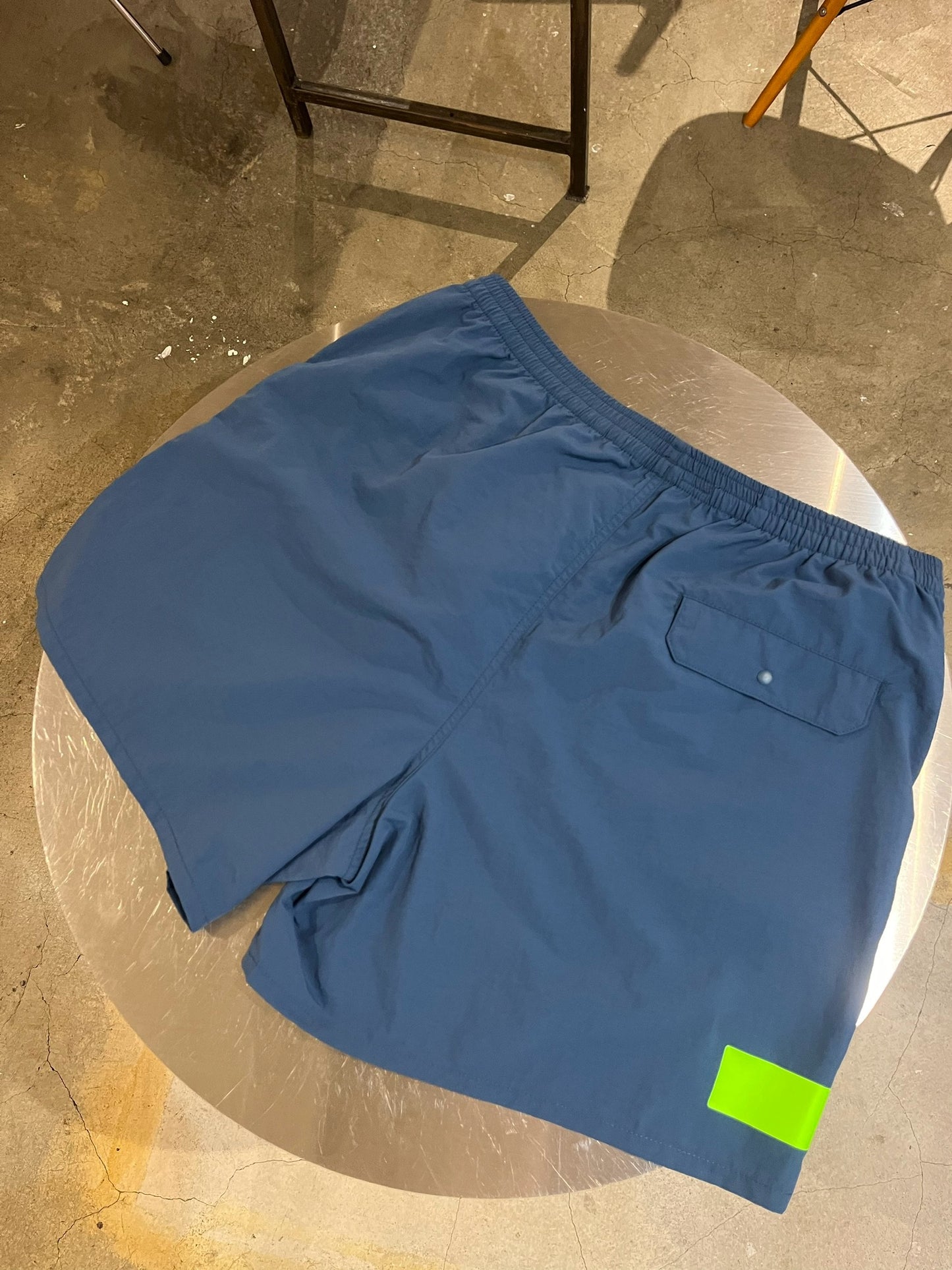 Reflector nylon half pants(mist blue)