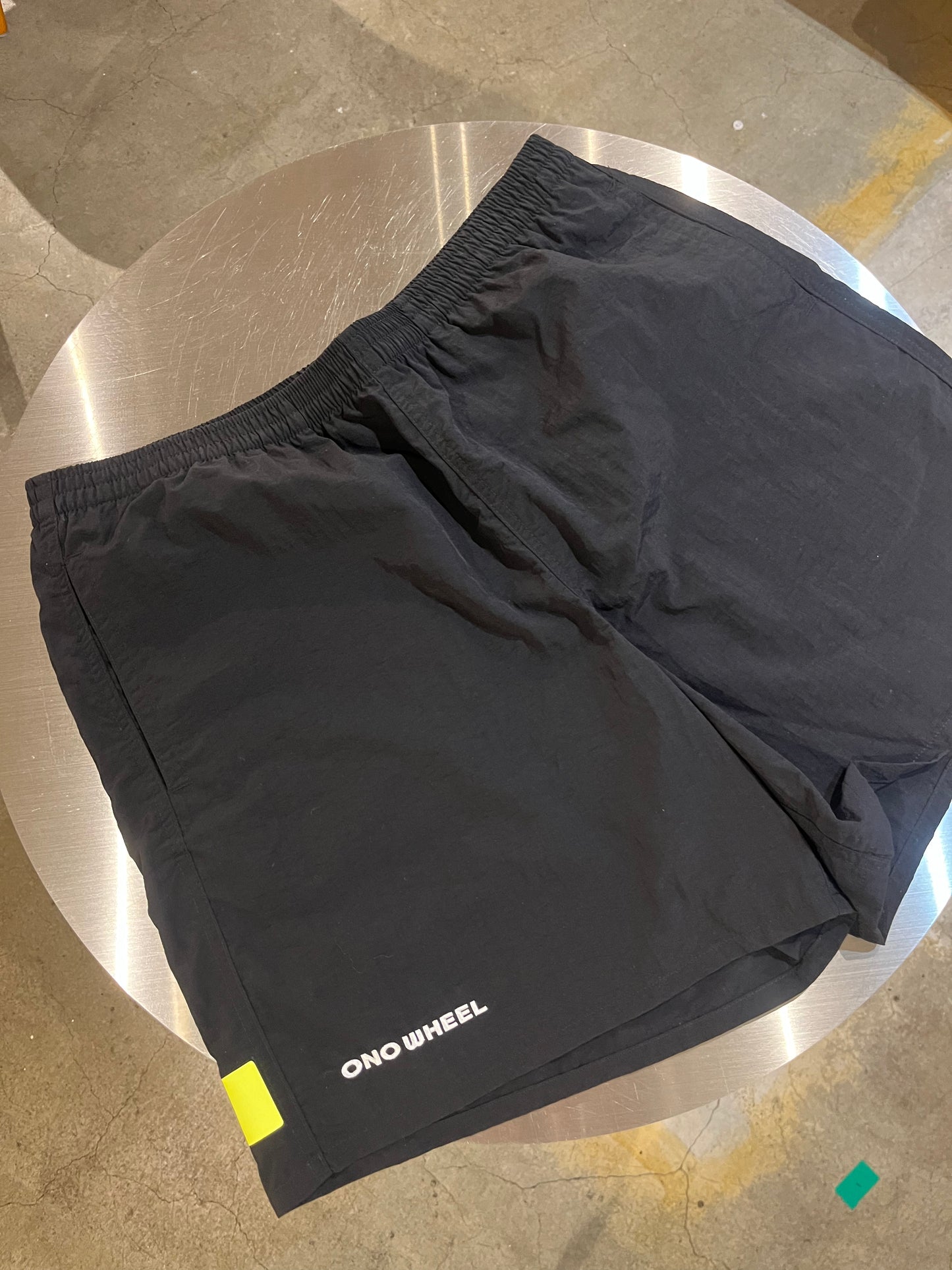 Reflector nylon half pants(fog black)