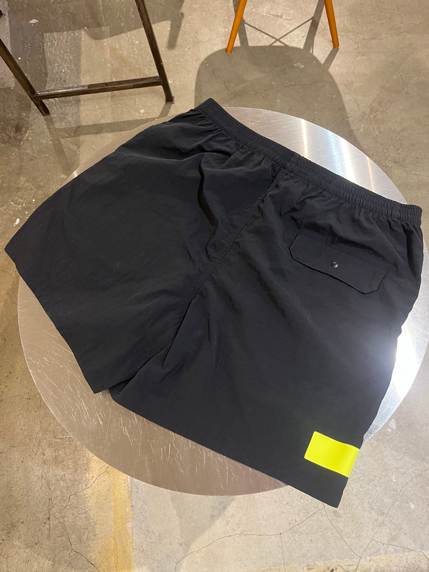 Reflector nylon half pants(fog black)