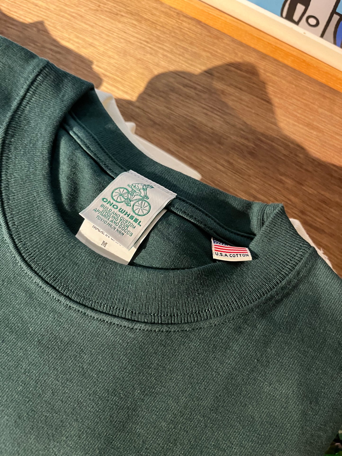 OW 8.1ozロングスリーブTシャツ(Green×Orange)