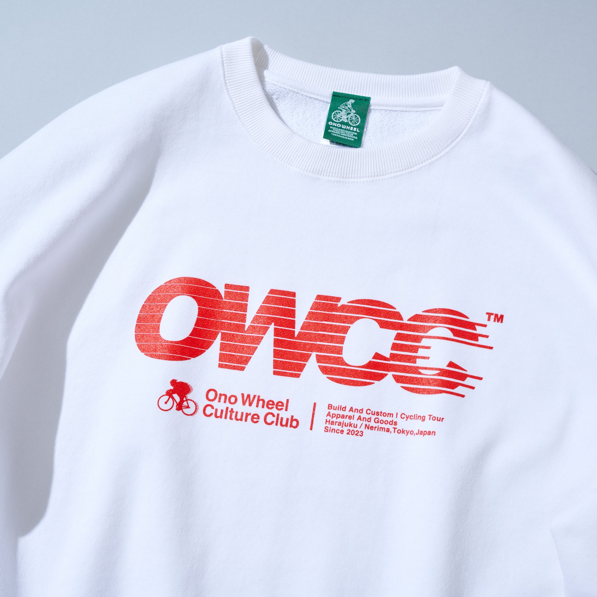 ONO WHEEL | OWCC スウェット ¥10,800(税込) 店舗、オンラインも